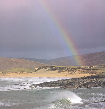 Outer Hebrides, rainbow